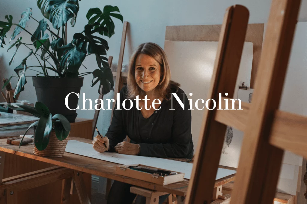 Charlotte Nicolin, une artiste qui a le sens du détail.