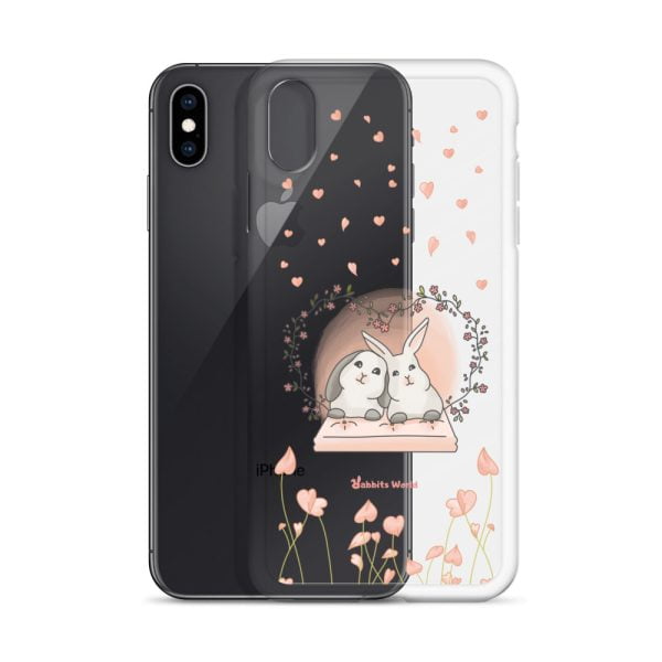 Coque pour iPhone "Rabbits In Love"