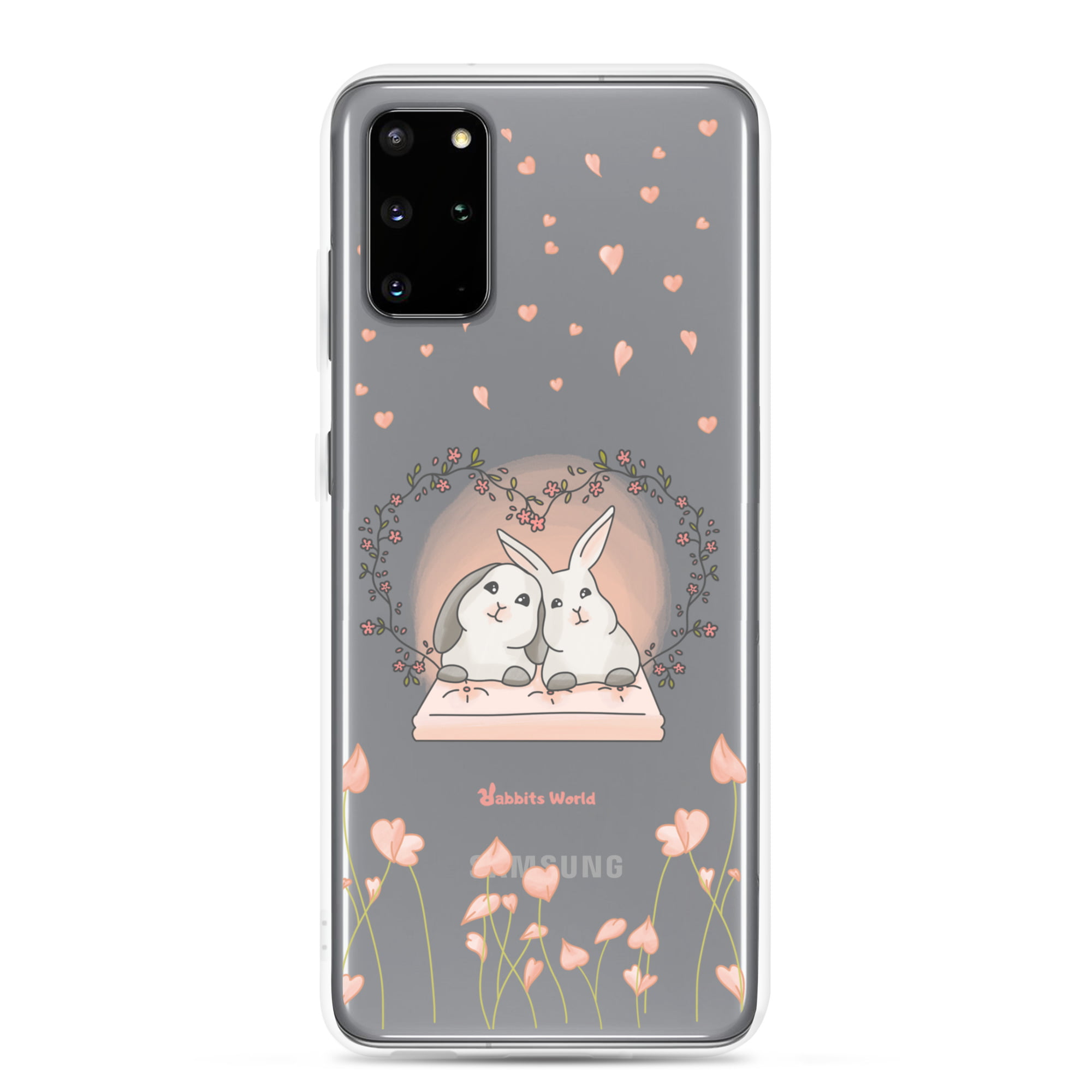 Coque lapin pour téléphone Samsung Rabbits in Love