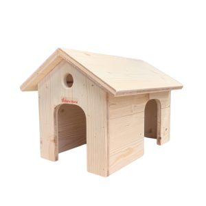 Maison Aglaé pour lapins en bois d'épicéa 3 plis