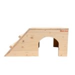 Maison Helheim en bois d'épicéa 3 plis pour lapins