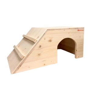 Maison Helheim en bois d'épicéa 3 plis pour lapins