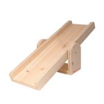 Bascule Krokmou en bois d'épicéa pour lapins