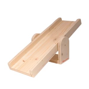 Bascule Krokmou en bois d'épicéa pour lapins