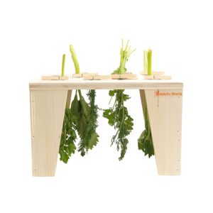 Table à verdure ou branchages pour les lapins