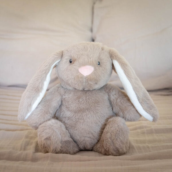 Peluche lapin Elvis avec coussin chauffant ou rafraichissant