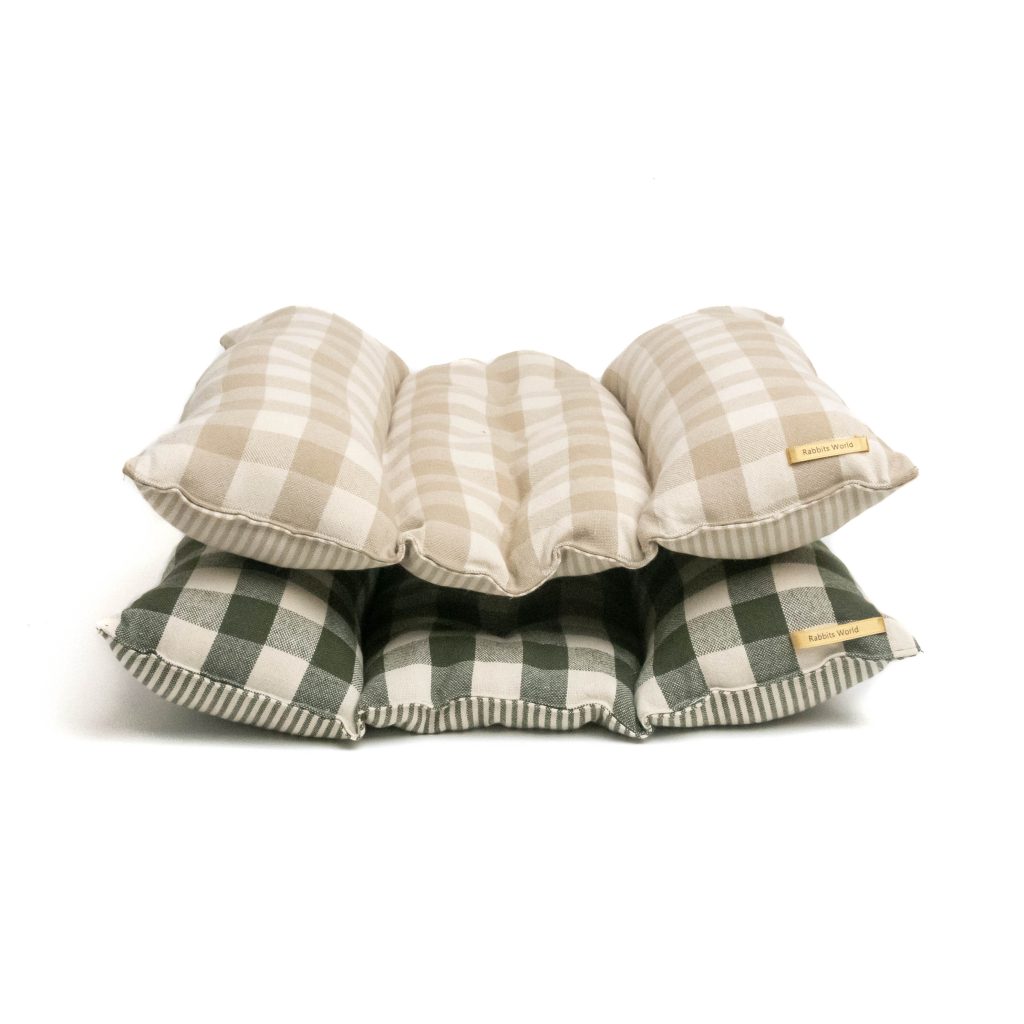 Roll N Flop réversible Etoile, coussin pour les siestes des lapins