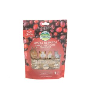 Biscuits à la cranberry de la marque Oxbow pour lapin