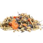 Cocktail champêtre, mélange de feuilles et de légumes et de fleurs pour les lapins