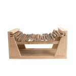 La passerelle infernale, module en bois de douglas pour les lapins qui se sentent l'âme d'un aventurier !