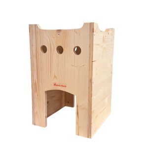 Tour Asterix, abris en bois d'épicéa pour les lapins