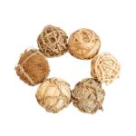 Coffret de 6 balles comestibles, jouet pour les lapins