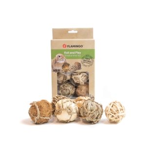Coffret de 6 balles comestibles, jouet pour les lapins