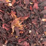 Fleur d'hibiscus, friandise déshydratée pour les lapins