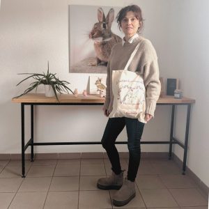 Totebag, création originale Rabbits World pour les amoureux des lapins