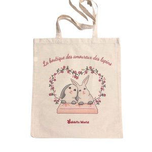 Totebag, création originale Rabbits World pour les amoureux des lapins