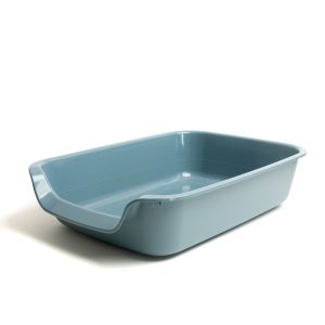 Bac à litière pour lapins de grande taille avec ouverture