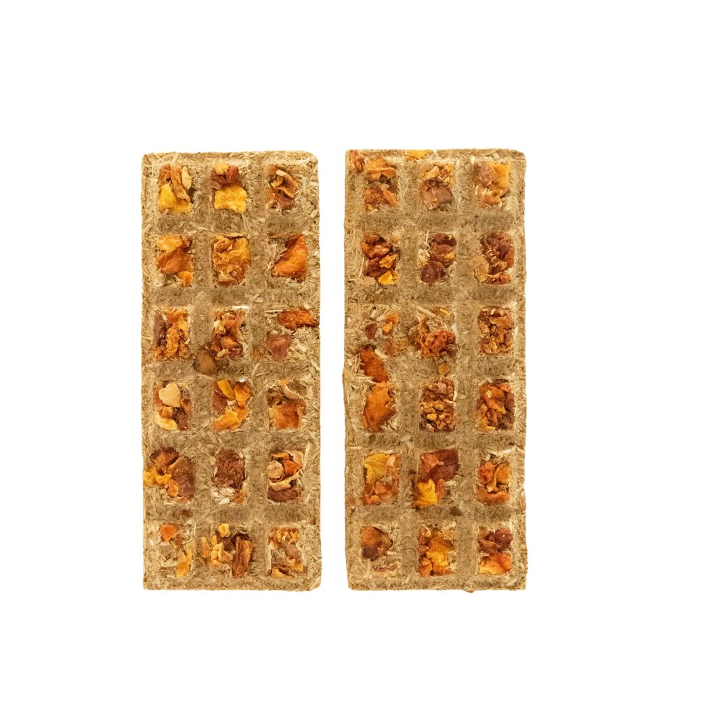 Choco'Foin citrouille Choco'Foin citrouille, friandise artisanale sans sucre ajouté ni additif pour lapin